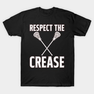 Respect The Crease Lacrosse T-Shirt